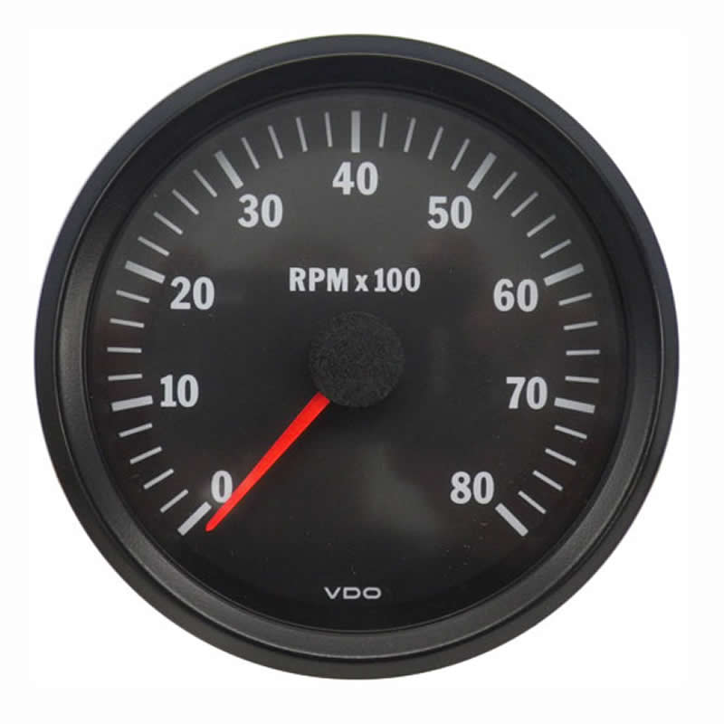 VDO Cockpit Vision Tachometer 8000 RPM 100mm 12V gauge